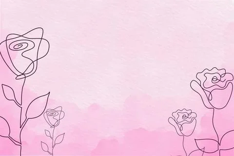 Flowers Background Vector Stock Illustration