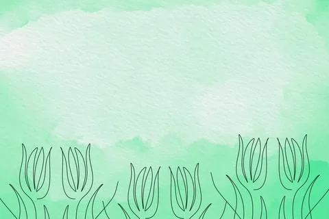 Flowers Background Vector Stock Illustration