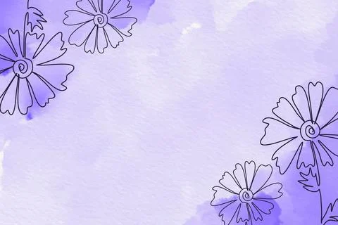 Flowers Background Vector Stock Illustration