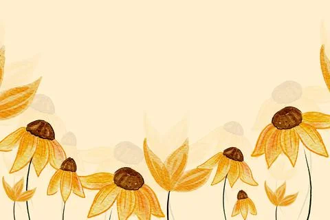 Flowers Background Vector Illustrazione stock