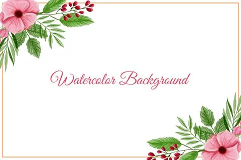 Flowers Background Vector Stock Illustration