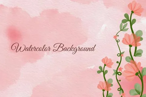 Flowers Background Vector Stock Illustration