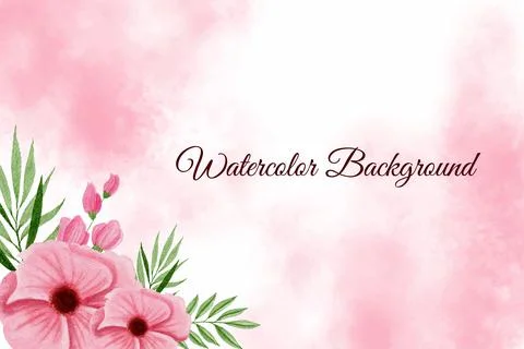 Flowers Background Vector Stock Illustration