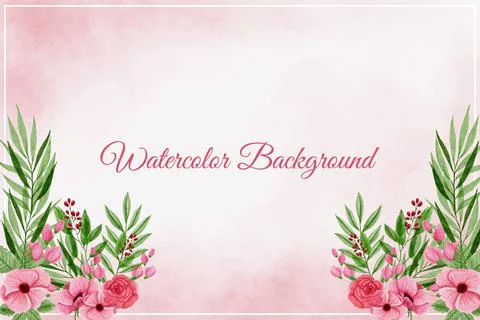 Flowers Background Vector Stock Illustration
