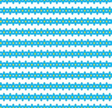 Flowers background, vector seamless pattern Stock Illustration