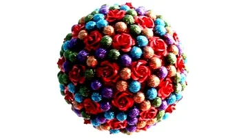 Flowers Ball Stock Footage