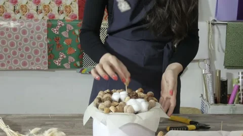 In Flowers boutique Stock Footage 148042015