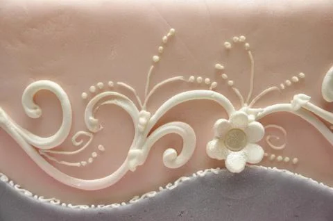 Flowers cake Stock Photos