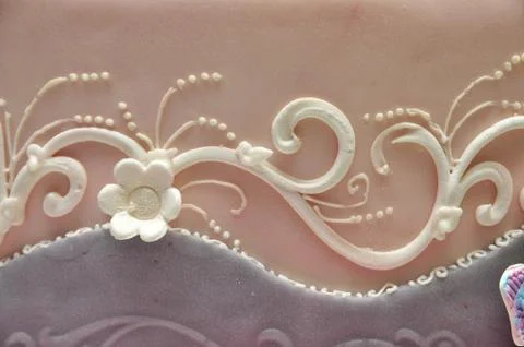 Flowers cake Stock Photos
