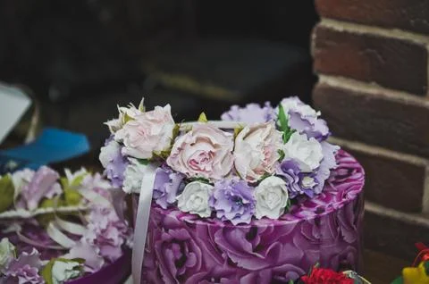 Flowers decoration elements of the interior 4365. Foto stock