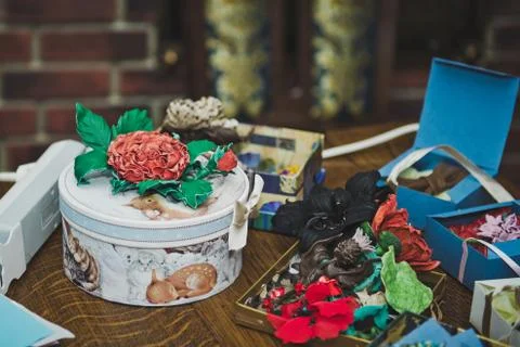 Flowers decoration elements of the interior 4366. Stock Photos