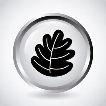 Flowers design over gray background vector illustration Ilustração Stock