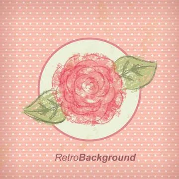 Flowers design over pink background vector illustration Ilustração Stock