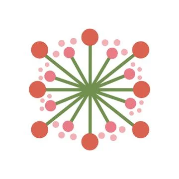 Flowers design over white background vector illustration Ilustração Stock