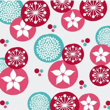 Flowers design over   white background vector illustration Ilustração Stock