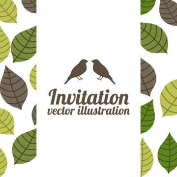 Flowers design over  white  background vector illustration Ilustração Stock