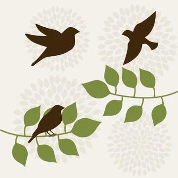 Flowers design over  white  background vector illustration Ilustração Stock