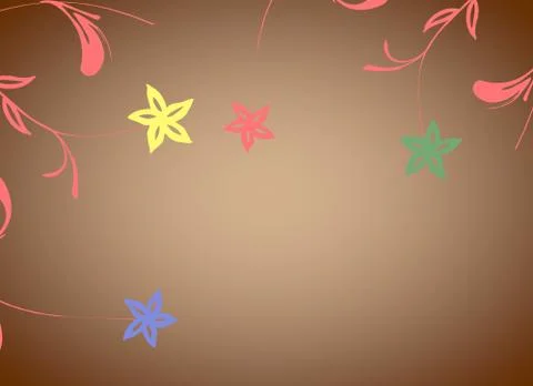 Flowers desing Stock Illustration