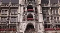 Flowers Detail Front Facade Main Entrance Munich New Town Hall Architecture Day HD Footage