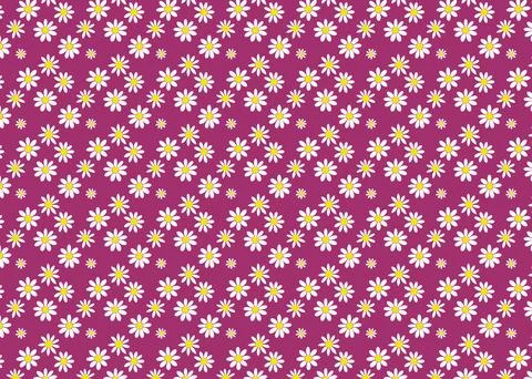 Flowers doodle pattern vector art Stock-Illustration