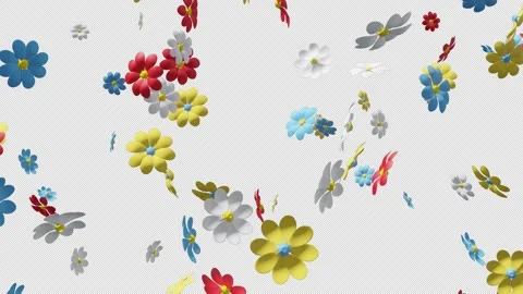 Flowers Floating Up Vídeos de archivo 288078339