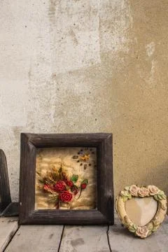 Flowers in frame 스톡 사진