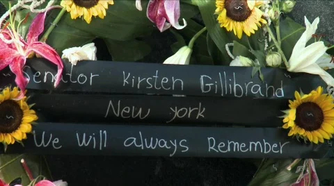 Flowers on a grave Stock Footage 609653