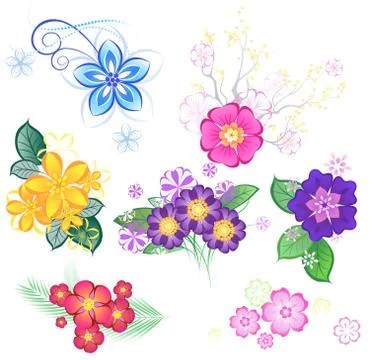 Flowers Illustrazione stock