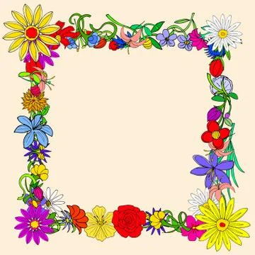 Flowers Illustrazione stock