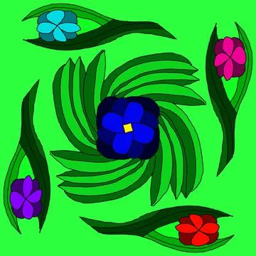 Flowers Stock Illustration