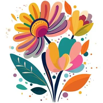 Flowers. Stock Illustration