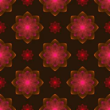 Flowers of the lines Stock Illustration