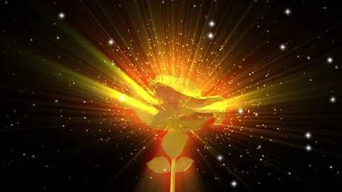 Flowers Loop Video- 3D Abstraction Animation Stock Footage 105653952