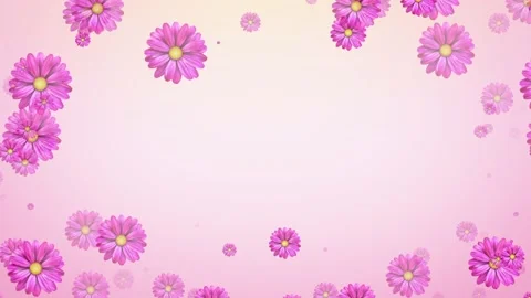Flowers motion background with blank space for text Stock Footage 150059577