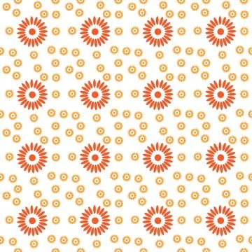 Flowers pattern background. Stock Illustration