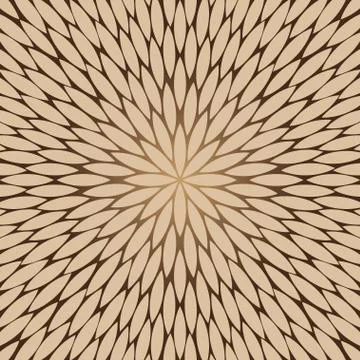 Flowers pattern, chamomile, round flower vector background Stock Illustration