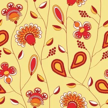 Flowers pattern Stock Illustration