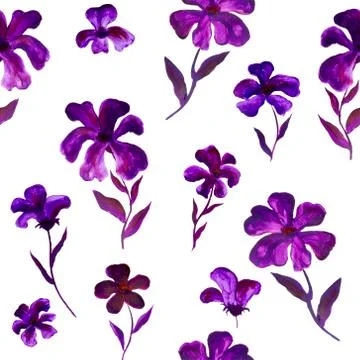 Flowers pattern. Illustrazione stock