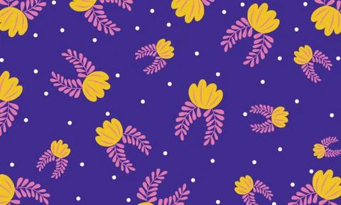 Flowers Pattern Stock Illustration