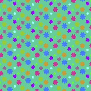 Flowers pattern Illustrazione stock