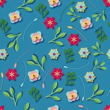 Flowers pattern Illustrazione stock