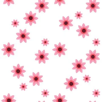 Flowers pattern 库存插图