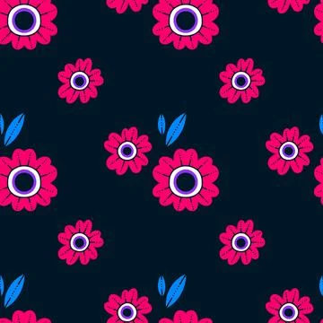 Flowers pattern 库存插图