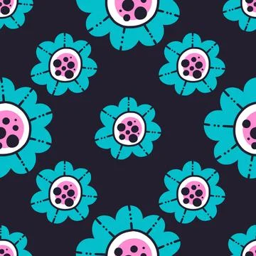Flowers pattern. 库存插图