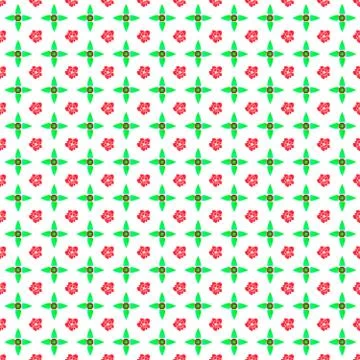 Flowers pattern textile design Stock Illustration