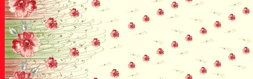 Flowers pattern..for textile, wallpaper, pattern fills, covers, surface, prin 스톡 일러스트