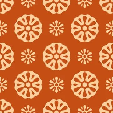 Flowers seamless background Stock Illustration