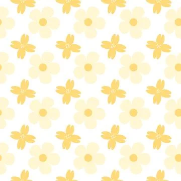 Flowers seamless pattern. Flowers pattern. Flowers seamless design Stock Illustration