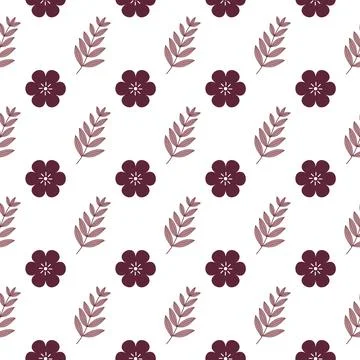 Flowers seamless pattern. Flowers pattern. Colorful flowers pattern. Flower.. Stock Illustration