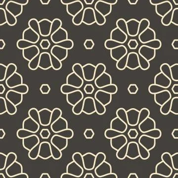 Flowers seamless pattern Stock Illustration